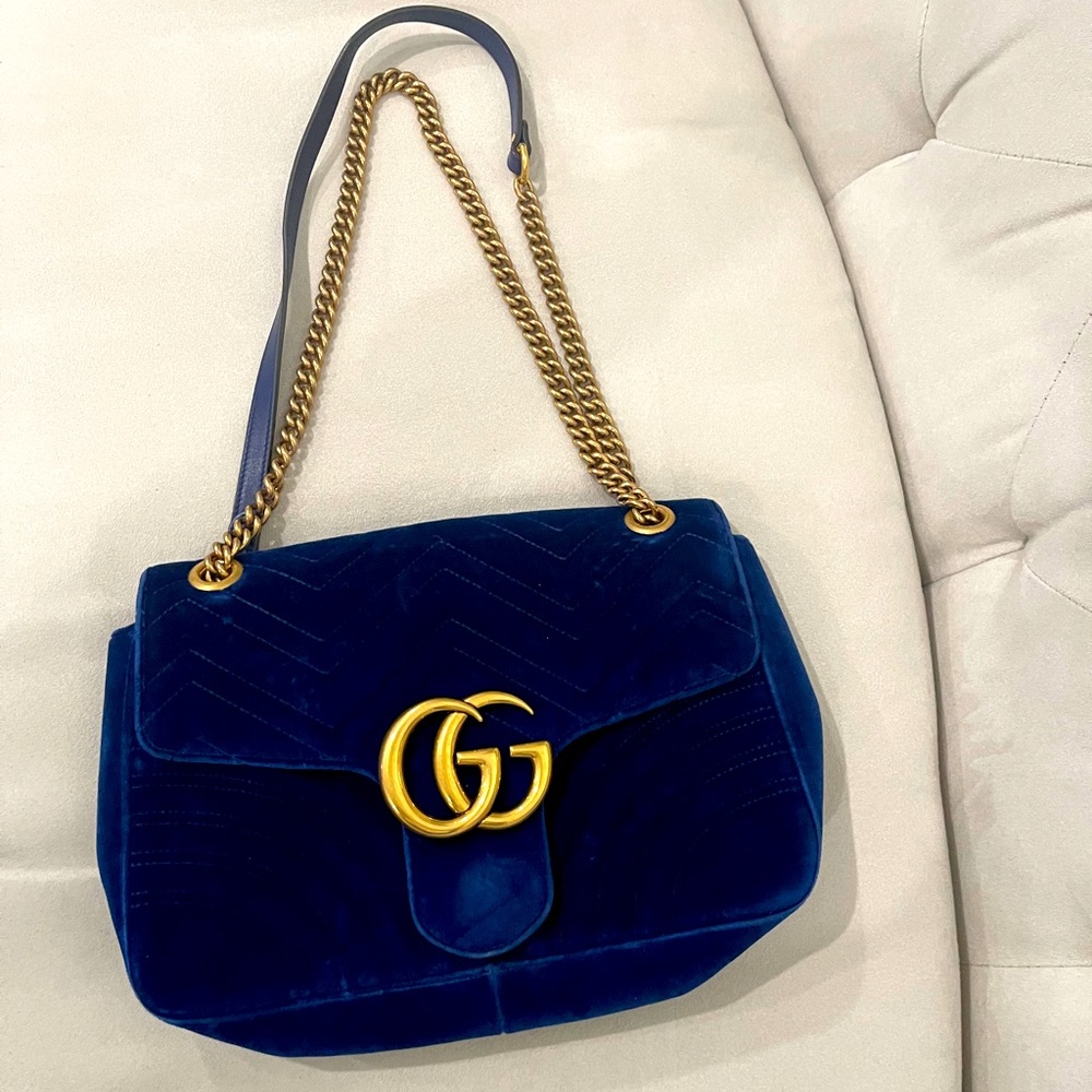 Gucci velvet bag